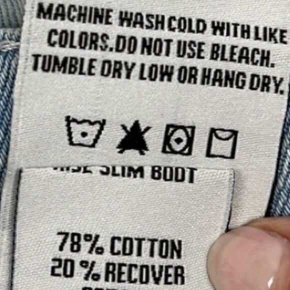 LF Greyson Super High Rise Slim Bootcut Jeans with Frayed hem Size 30 NWT - Picture 12 of 12